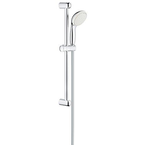 Grohe 2759810E Tempesta Classic 100 Spray Shower Rail Set, Starlight Chrome