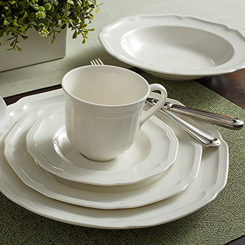 Mikasa Antique White 40-Piece Dinnerware Set, Service for 8