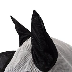 Leberna Mesh Fly Mask with Ears Nose UV Protection Full Face for Horse/Cob