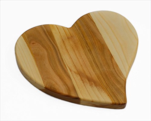 Wooden Serving Tray Plate - Heart Shape - Best Romantic Idea For Everyone You Love - Unique and Handmade - Great Surprise For Valentine Day - Made by SPL Woodcraft Ukraine