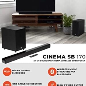 JBL Bar 2.1 - Channel Soundbar with Wireless Subwoofer