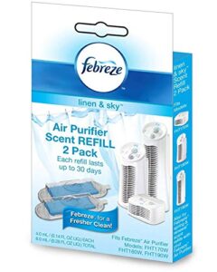 air purifier refill, linen scent, 3 1/4 x 3/4" x 5 1/2", 2/each2