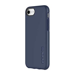 incipio dualpro shock-absorbing case with double protective shells for iphone 8/7/6/6s - iridescent midnight blue