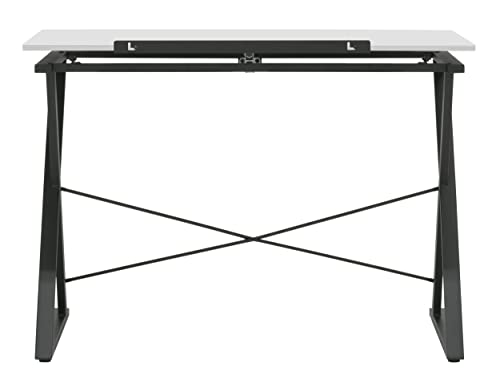 Studio Designs Modern Axiom Artists Drawing Table - Charcoal and White