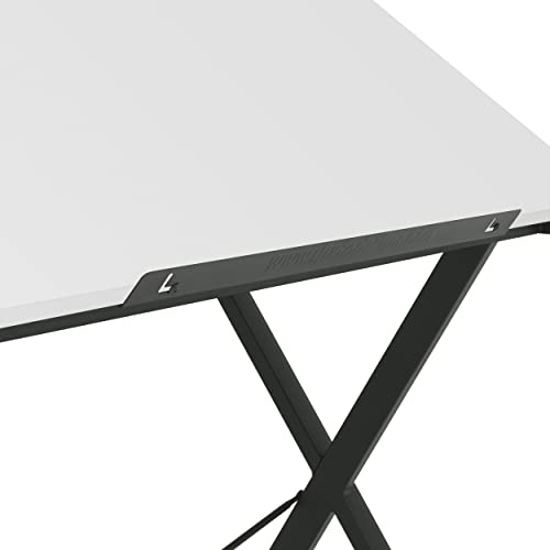 Studio Designs Modern Axiom Artists Drawing Table - Charcoal and White