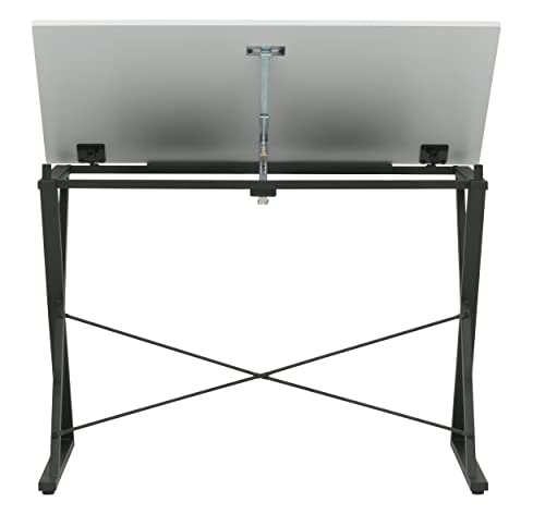 Studio Designs Modern Axiom Artists Drawing Table - Charcoal and White