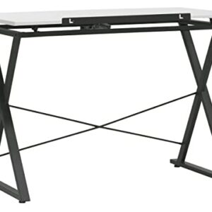 Studio Designs Modern Axiom Artists Drawing Table - Charcoal and White