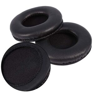 Fosa Soft Replacement Ear Pads PU Leather Earpad Cushions Foam for J3, SJ33, SJ5, SJ55, ES7, ESW9, ESW10, JVC S500 and Headphone Diameter Between 72-75mm Black