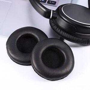 Fosa Soft Replacement Ear Pads PU Leather Earpad Cushions Foam for J3, SJ33, SJ5, SJ55, ES7, ESW9, ESW10, JVC S500 and Headphone Diameter Between 72-75mm Black