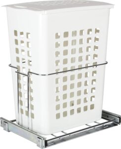 plastic pullout hamper with lid