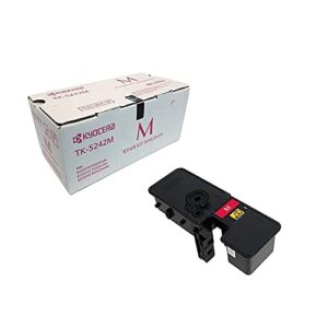 kyocera 1t02r7bus0 model tk-5242m magenta toner cartridge for ecosys p5026cdw/m5526cdw, genuine kyocera, up to 3000 pages