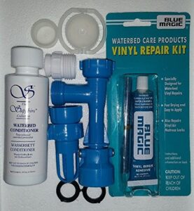 blue magic waterbed fill & drain patch cap & plug (4 oz.) conditioner kit