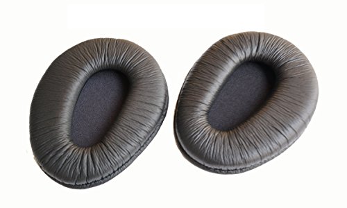 Ear Pad Earpads Leather Cushion Repair Parts for Sony MDR-V600, MDR-Z600, MDR-V900, MDR-V900HD, MDR-V7509, MDR-V7509HD Headphones(earmuffes) Headset (Black)