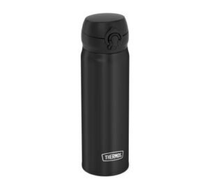 thermos 4035.232.050 ultralight thermos flask, black, 500 ml, extremely lightweight, 210 g, drinking bottle, dishwasher safe, thermos flask keeps hot for 10 hours, cold for 20 hours, bpa-free