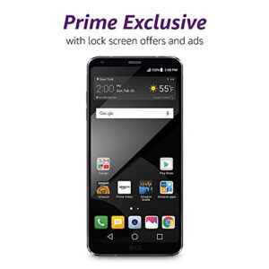 lg g6+ - 128 gb - unlocked (at&t/t-mobile/verizon) - black - prime exclusive - with lockscreen offers & ads