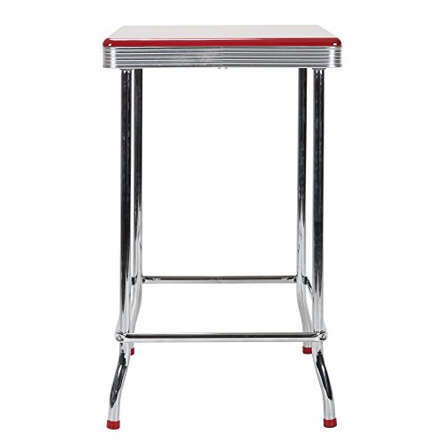 COSCO Stylaire 3 Piece High Top Set, Red & Chrome