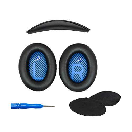 Replacement AE2 Ear Pads/Soundtrue Ear Pads and V2 AE2 Headband/SoundTrue Headband Cushion. Compatible with Bose Around-Ear 2 (AE2), SoundLink Around-Ear 1 and SoundTrue Around-Ear 1 Headphones