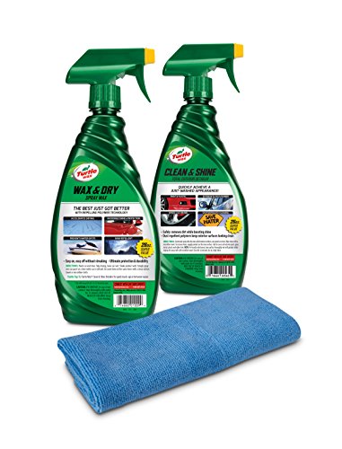 Turtle Wax 50835 Quick & Easy Wax and Detailer Kit with Microfiber Towel