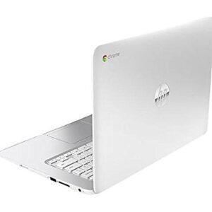 HP Newest 14-inch Chromebook HD SVA (1366 x 768) Display, Intel Dual Core Celeron N2840 2.16GHz, 4GB DD3L RAM, 16GB eMMc Hard Drive, Bluetooth, HDMI, Stereo Speakers, HD Webcam, Google Chrome OS