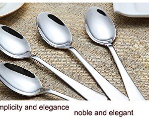 Stainless Steel Dinner Spoon (Set of 6)7.1 Inches, Silver