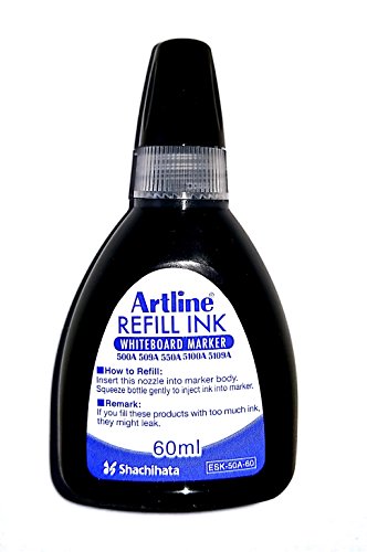 Artline Refill Ink (ESK-50A, BLACK) for Artline 5109A Big Nib Markers, Plus 500A, 509A, 550A, and 5100A Whiteboard Markers