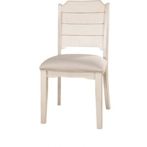 hillsdale furniture clarion dining chairs, set of 2, sea white