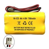 4.8v 700MAH NiCd Battery Exit Sign Emergency Light Nickel Cadmium (10 Pack)