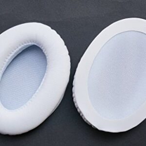 Ear Pad Earpads Leather Cushion Repair Parts for Philips TR55LX Headphones(earmuffes) Headset (White)