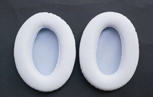 ear pad earpads leather cushion repair parts for philips tr55lx headphones(earmuffes) headset (white)