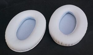 Ear Pad Earpads Leather Cushion Repair Parts for Philips TR55LX Headphones(earmuffes) Headset (White)