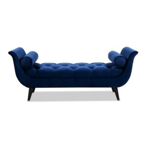 Jennifer Taylor Home Alma Entryway Bench, Navy Blue