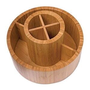 ginsey bamboo organzier, swivel organizer