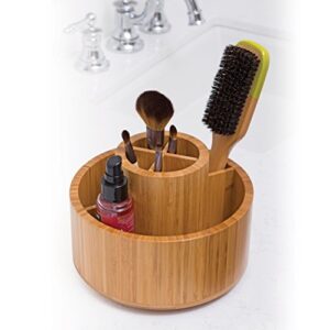 Ginsey Bamboo Organzier, Swivel Organizer