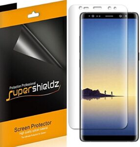 supershieldz (2 pack) designed for samsung galaxy note 8 screen protector, (pet) high definition clear shield