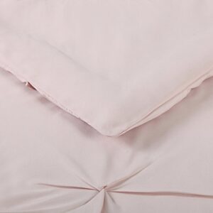 Truly Soft Everyday CS1969BSFQ-1500 Pleated Comforter Set, Blush, Full/Queen