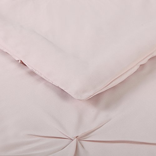 Truly Soft Everyday CS1969BSFQ-1500 Pleated Comforter Set, Blush, Full/Queen