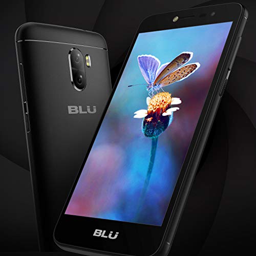 BLU S750P Black Studio Pro X8 HD - 5.0" HD Smartphone with Dual Main Cameras, 8GB +1GB RAM, Black