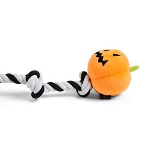 Disney Nightmare Before Christmas Pumpkin King Rope Tug Chew Dog Toy, Two Built-in Squeakers, Multi-Sensory Toy