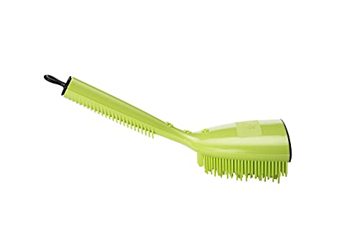 Michel Mercier Grooming Brush -Pet Brush Dog and Cat Brush for Shedding Grooming Pet Hair Brush for Long/Short Haired - Free Tick Remover Tool Included (Fine & Regular Coat)