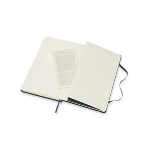 Moleskine Limited Collection Blend Textile Notebook, Hard Cover, Large (5" x 8.25") Ruled/Lined, Camo Green, 240 Pages