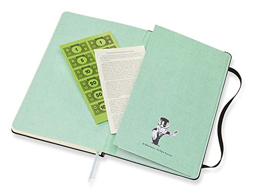 Moleskine Limited Edition Monopoly Notebook, Hard Cover, Large (5" x 8.25") Ruled/Lined, 240 Pages