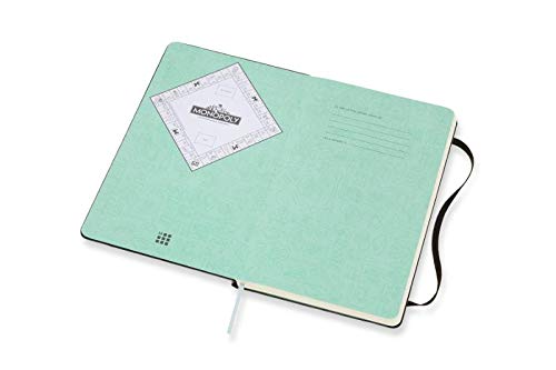 Moleskine Limited Edition Monopoly Notebook, Hard Cover, Large (5" x 8.25") Ruled/Lined, 240 Pages