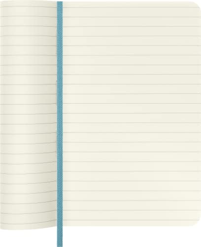 Moleskine Classic Notebook, Soft Cover, Pocket (3.5" x 5.5") Ruled/Lined, Reef Blue, 192 Pages