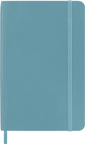 Moleskine Classic Notebook, Soft Cover, Pocket (3.5" x 5.5") Ruled/Lined, Reef Blue, 192 Pages