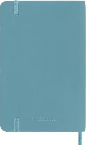 Moleskine Classic Notebook, Soft Cover, Pocket (3.5" x 5.5") Ruled/Lined, Reef Blue, 192 Pages