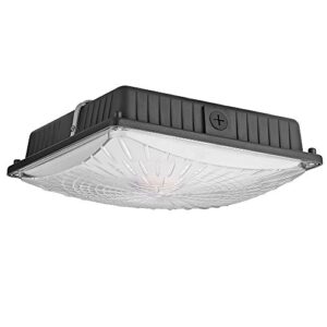 1000led led canopy light 45w, ceiling fixtures 5300lm, daylight 5000k, 175w hid/hps replacement, waterproof ip65, 10" x 10" square ceiling lights