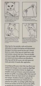 Kitty Caps Nail Caps for Cats | Safe, Stylish & Humane Alternative to Declawing | Covers Cat Claws, Stops Snags and Scratches, Small (6-8 lbs), Hot Purple & Hot Pink