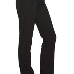 Cherokee Infinity Drawstring Scrub Pants for Women, Stretch Performance Fabric CK100A, M, Black