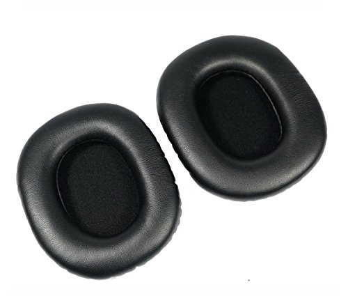 Replacement Ear Pads Cushion Repair Parts Compatible with Audio Technica ATH-SX1 ATH-SX1a ATH-PRO5V ATH-PRO5MK2 ATH-BPHS1 Headset (Black)