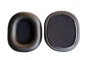 replacement ear pads cushion repair parts compatible with audio technica ath-sx1 ath-sx1a ath-pro5v ath-pro5mk2 ath-bphs1 headset (black)